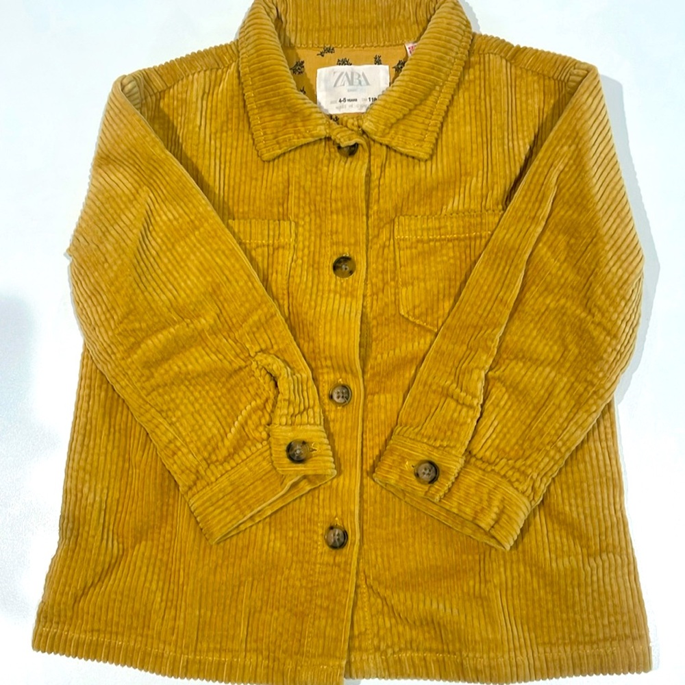 Unisex Corduroy Kids Overshirt